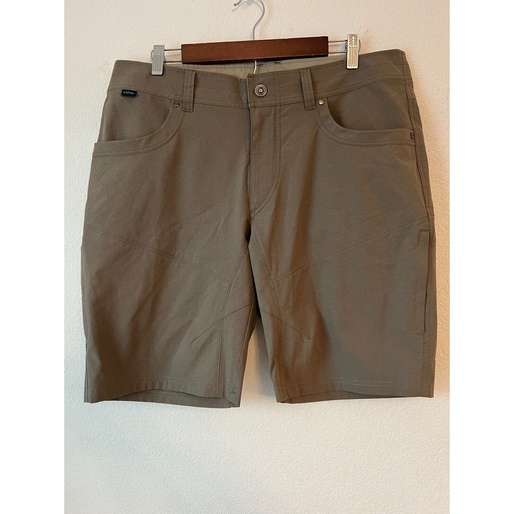 Kuhl Shorts Mens 36 Brown Renegade Pockets Hiking Outdoor Nylon